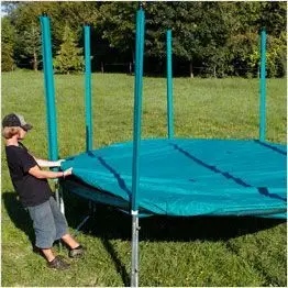 Installazione del telo di protezione dotato di rete laterale