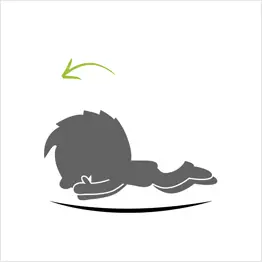 Salto a 180 gradi su un tappeto elastico