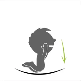 Salto sulle ginocchia sul tappeto elastico