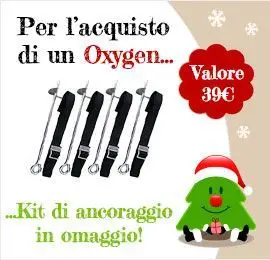 Kit di ancoraggio in omaggio per l’acquisto di un Oxygen