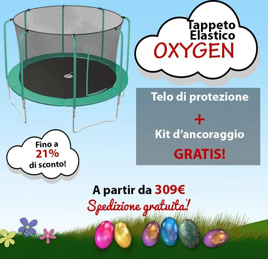 Il kit d'ancoraggio E il telo di protezione GRATUITI!