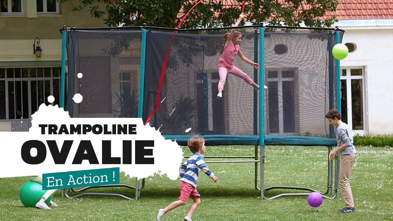 Trampoline ovale Ovalie