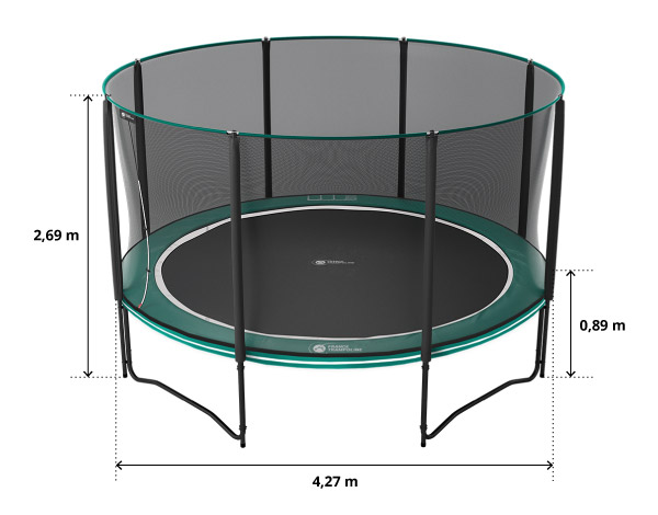 illustration de caractéristiques du produit Tappeto elastico Boost'Up 430