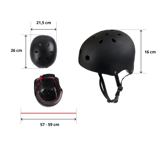 illustration de caractéristiques du produit Casco di protezione