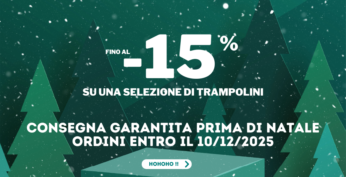 Discount -15% on trampoline
